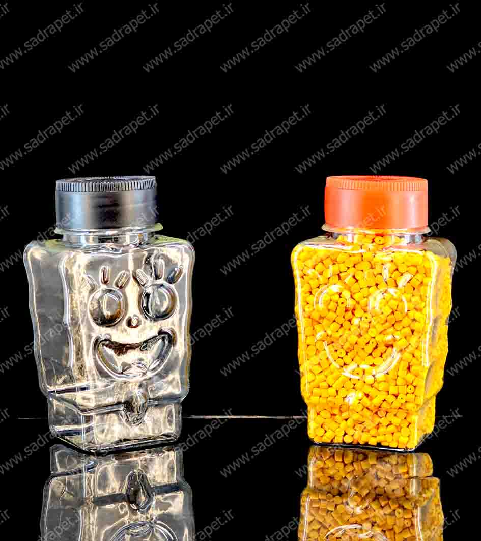 بطری ادویه پاش پلاستیکی 80 گرمی باب اسفنجی
